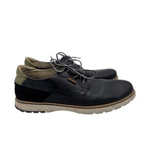 Pikolinos Olvera Mens Black Leather Perforated Oxford Shoes Comfort‎ 43 10 10.5
